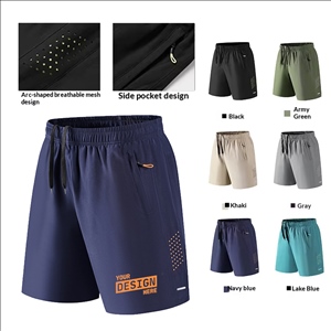 Men's Breathable Quick-Dry Gym Wear Running Sports Athletic Shorts